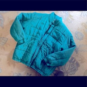 Women’s small CLIO aqua puffer jacket